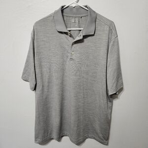 Walter Hagen Men’s Clubhouse Striation Polo Shirt Crisp White Size XL B4